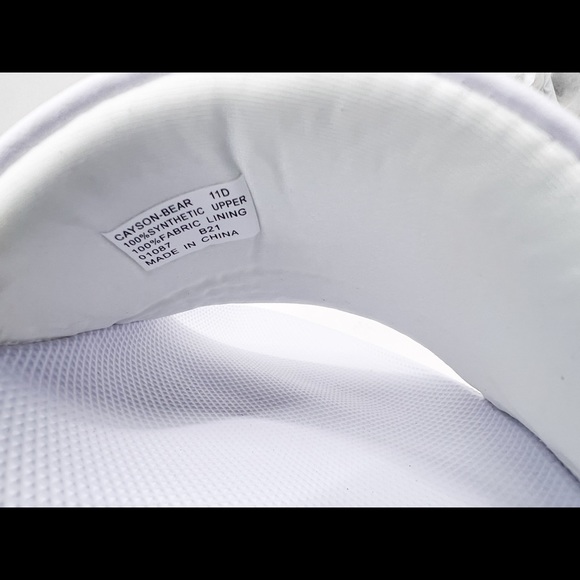 POLO Ralph Lauren CAYSON BEACH BEAR POOL SLIDES WHITE - Picture 14 of 16